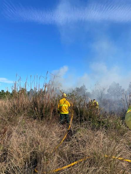 Tras dos horas de trabajo, controlaron un incendio de gran magnitud en Corrientes- Tras dos horas de trabajo, controlaron un incendio de gran magnitud en Corrientes