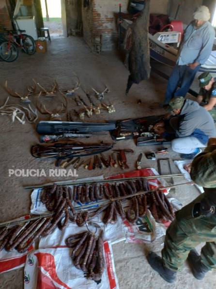 Caza furtiva en Corrientes: secuestran armas y municiones en un allanamiento