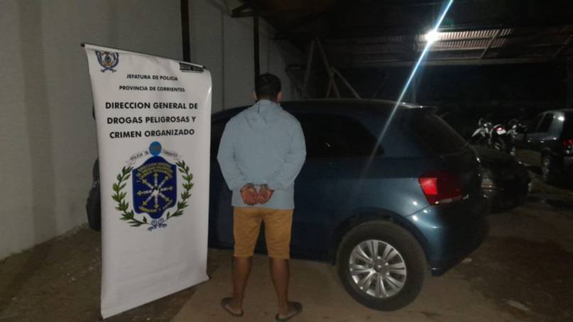 Corrientes: durante un operativo policial incautaron droga y detuvieron a un hombre