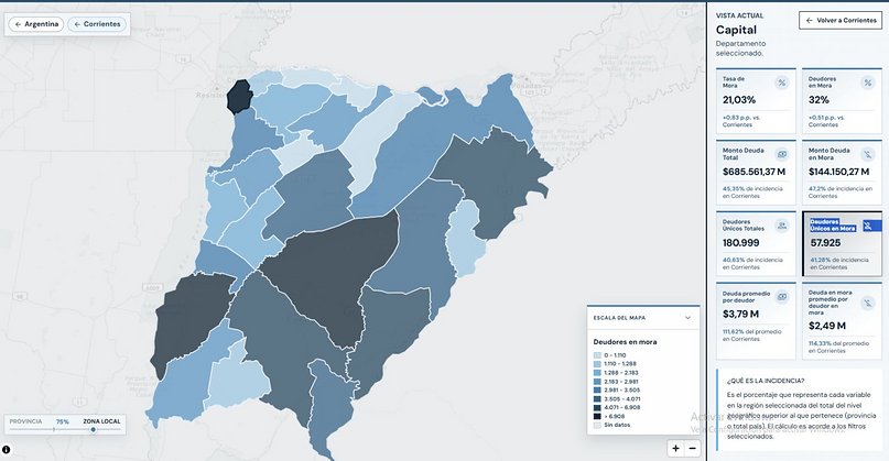 El mapa de las deudas impagas en Corrientes: cuáles son las ciudades más afectadas- El mapa de las deudas impagas en Corrientes: cuáles son las ciudades más afectadas
