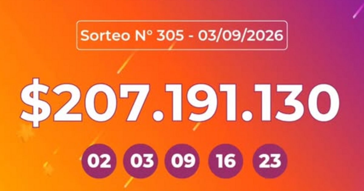 Poceada Correntina: un apostador de Mercedes ganó más de $207 millones