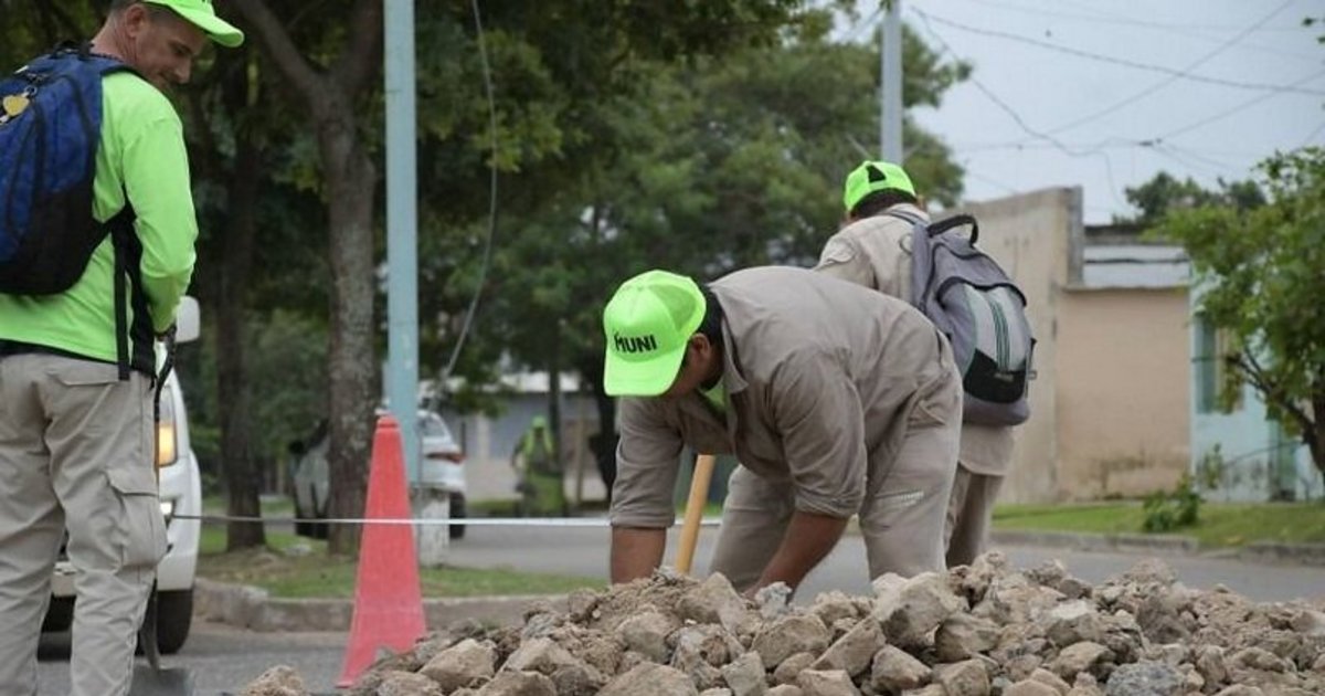 Corrientes: corte y desvío por un hundimiento en un tramo de la avenida Maipú