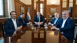 Juan Pablo Valdés en la Casa Rosada: diálogo con Santilli para el diseño del Presupuesto Juan Pablo Valdés en la Casa Rosada: diálogo con Santilli para el diseño del Presupuesto