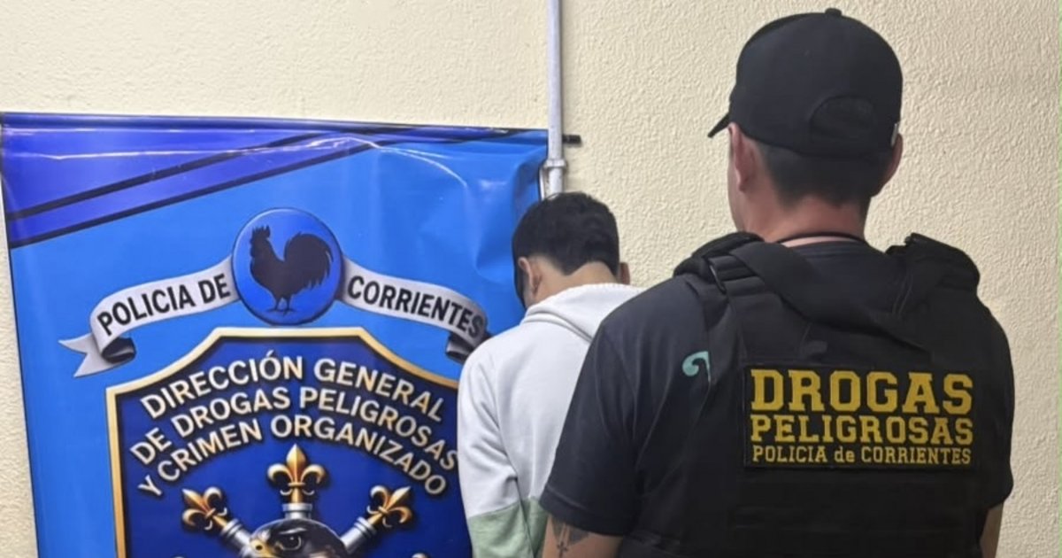 Corrientes: secuestraron marihuana, cocaína y detuvieron a un hombre