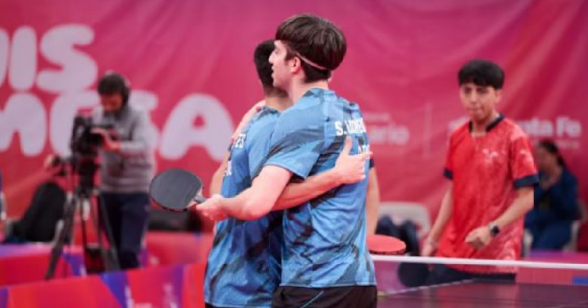 Juegos Sudamericanos: Cifuentes y Santiago Lorenzo lograron el oro en el tenis de mesa