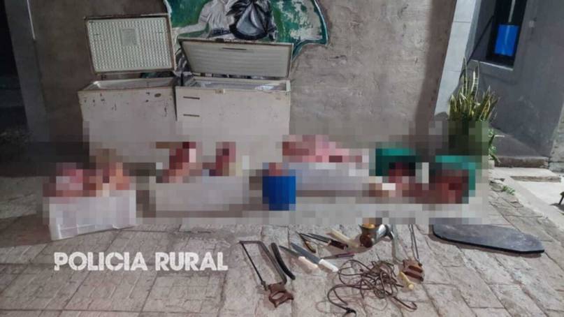 En una carnicería y depósito de San Roque, secuestraron 150 kilos de carne ilegal  