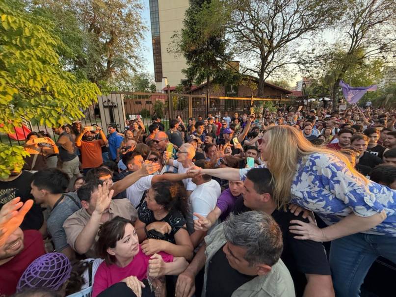 Las imágenes del paso del Presidente por Corrientes
