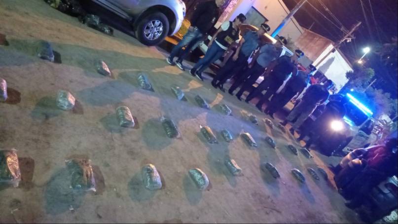 Corrientes: secuestraron marihuana valuada en $127 millones y detuvieron a dos personas