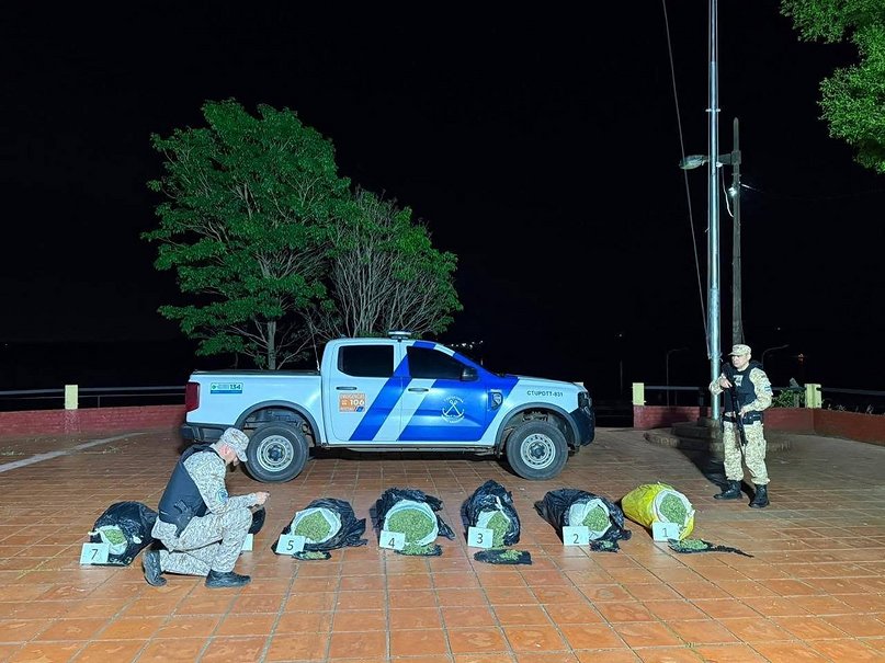 Secuestraron en Corrientes un cargamento de marihuana valuado en casi 360 millones- Secuestraron en Corrientes un cargamento de marihuana valuado en casi 360 millones