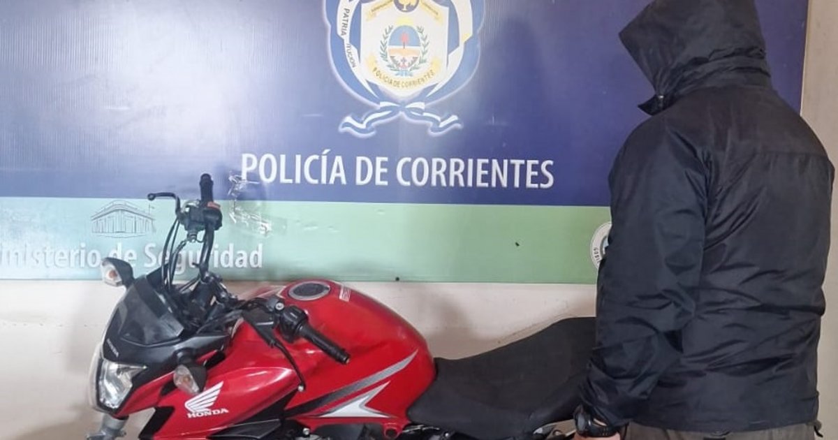 Corrientes: llevaban una moto robada, vieron a la Policía y escaparon