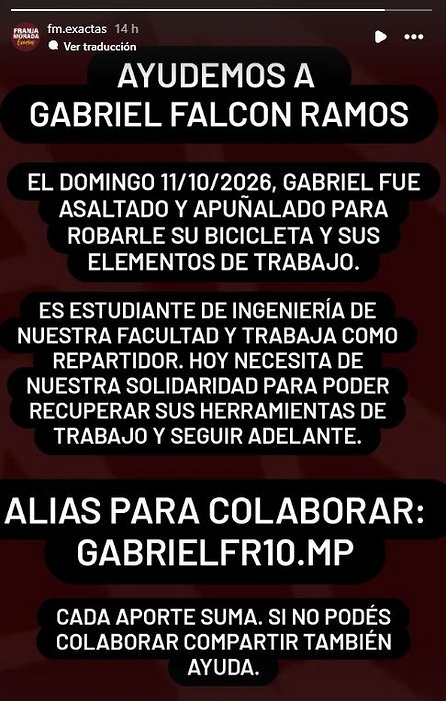 Lanzaron una campaña para ayudar al repartidor asaltado y apuñalado en Corrientes