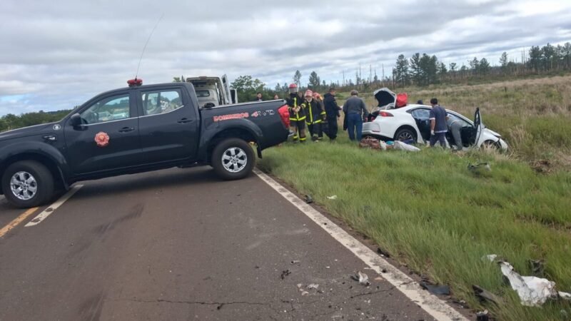 Corrientes: una mujer brasileña murió tras un choque frontal en la Ruta 14 
