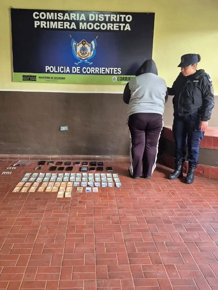Secuestran cocaína, $2,5 millones en efectivo tras múltiples operativos en Corrientes
