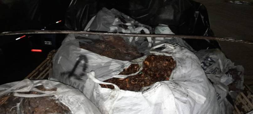 Secuestraron 49 toneladas de cobre valuadas en una cifra millonaria- Secuestraron 49 toneladas de cobre valuadas en una cifra millonaria