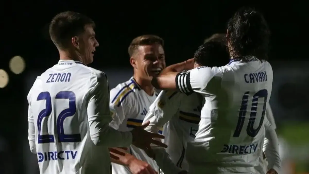 Zenón marcó un gol en el triunfo de Boca sobre Sarmiento