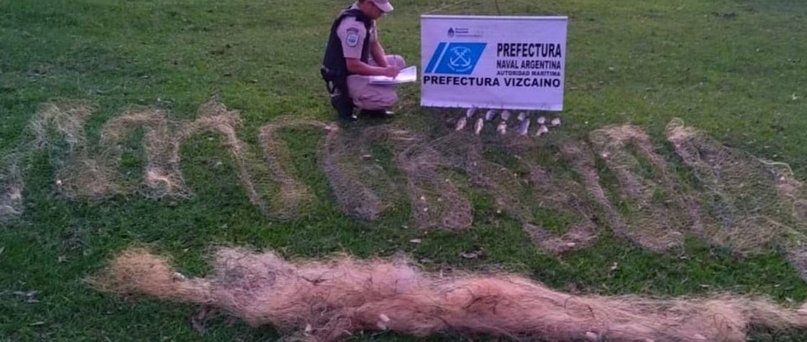 Isla Apipé: hallaron 750 metros de espineles en un área de reserva- Isla Apipé: hallaron 750 metros de espineles en un área de reserva