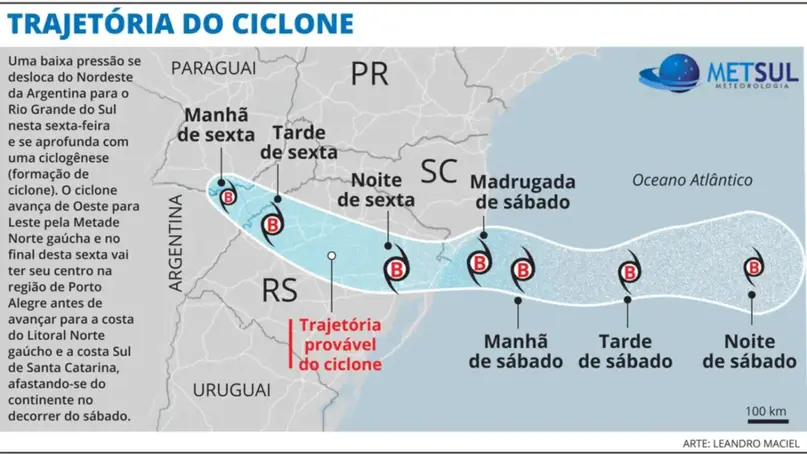 Supuesto ciclón en Corrientes: qué dicen los meteorólogos- Supuesto ciclón en Corrientes: qué dicen los meteorólogos