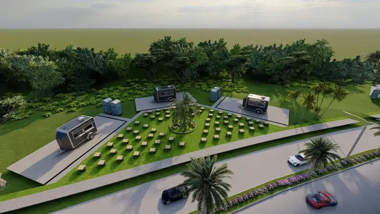 Así es el nuevo proyecto con carros gastronómicos en la costanera de Santo Tomé