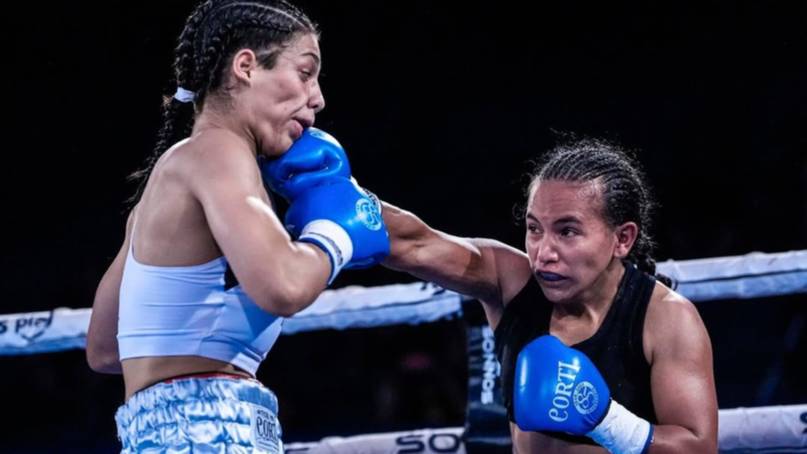 Gastón Ortega debutó en el profesionalismo con un KO