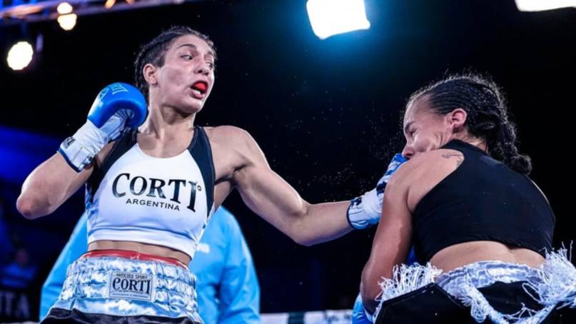 Gastón Ortega debutó en el profesionalismo con un KO