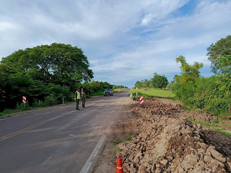 Ruta Nacional 12: habilitan el tránsito en Corrientes tras rellenar un ...
