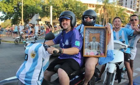 El festejo de Corrientes por el pase a semifinal del Mundial Qatar 2022