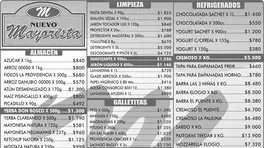 EL NUEVO MAYORISTA anuncio N° 0