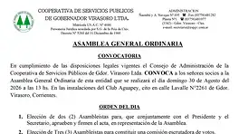 ASAMBLEA GENERAL ORDINARIA anuncio N° 0