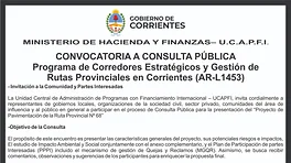 CONVOCATORIA A CONSULTA PÚBLICA anuncio N° 2