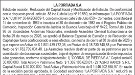 LA PORFIADA S.A. anuncio N° 0