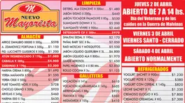 NUEVO MAYORISTA anuncio N° 0